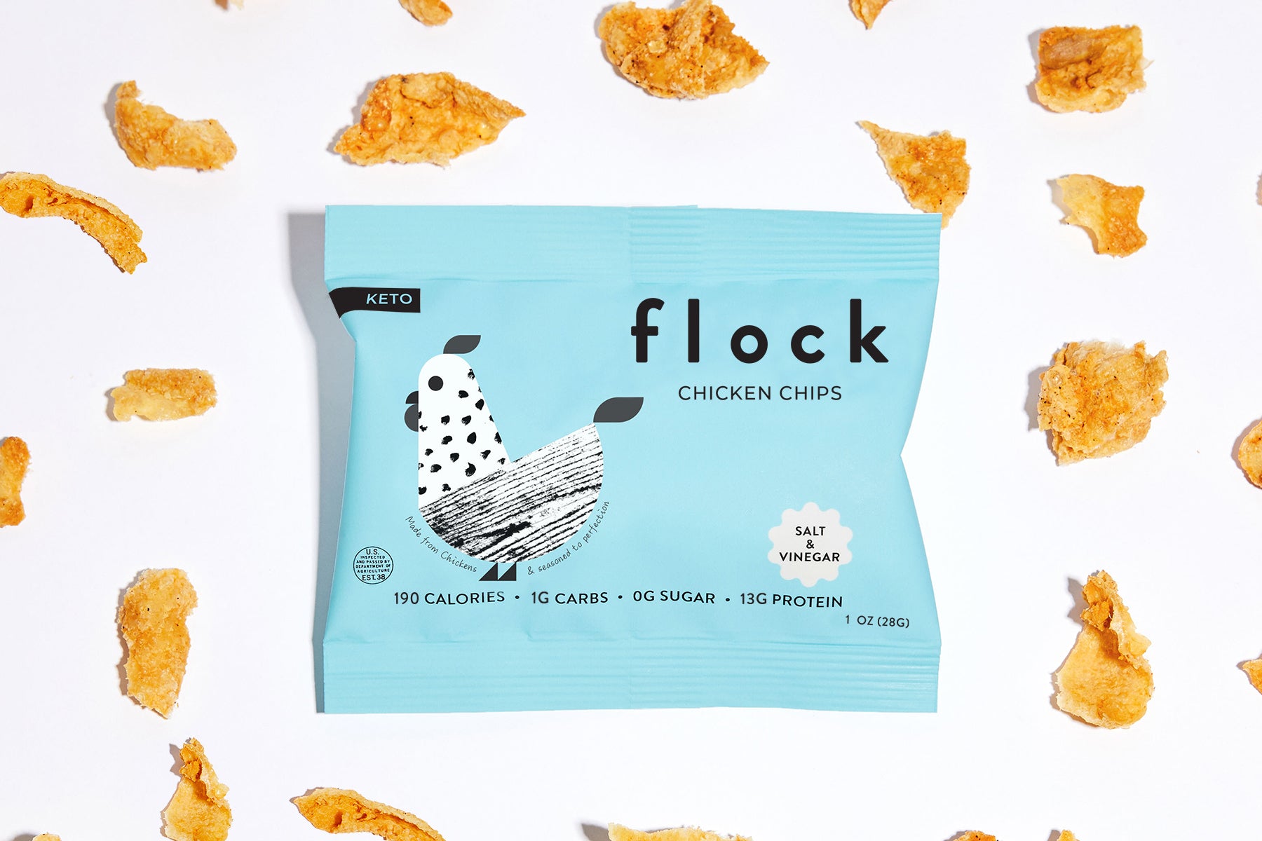 Flock Chicken Skin Chips