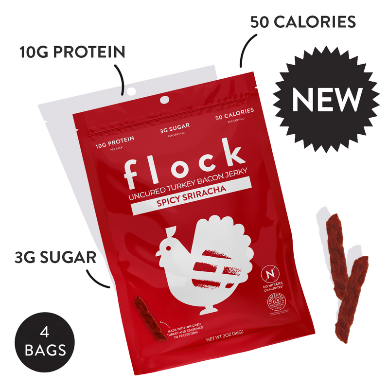 Sriracha Turkey Bacon Jerky