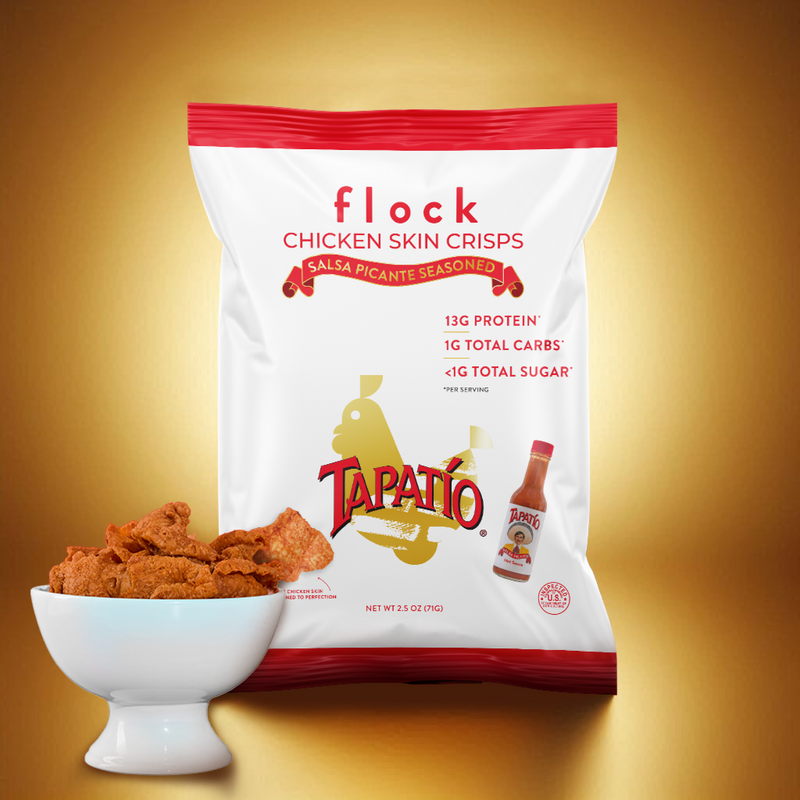 Tapatio XL Flock Chicken Skin Crisps (2.5 OZ Bags)