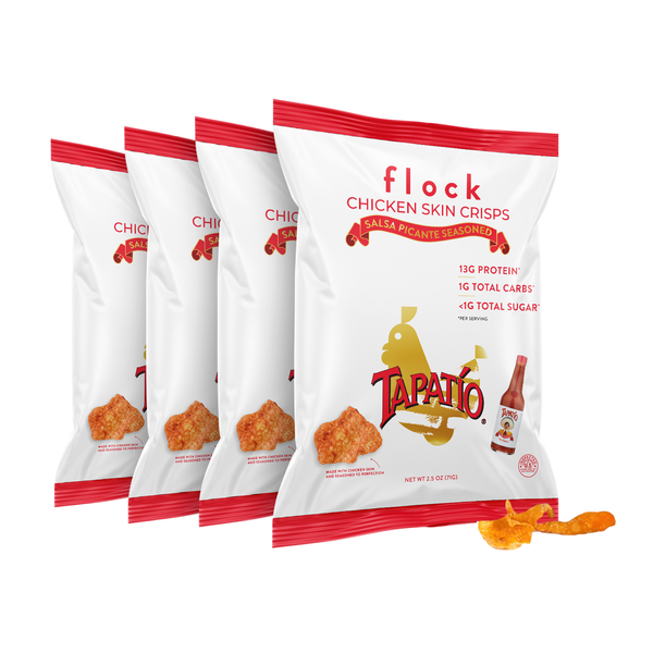 Tapatio XL Flock Chicken Skin Crisps (2.5 OZ Bags)