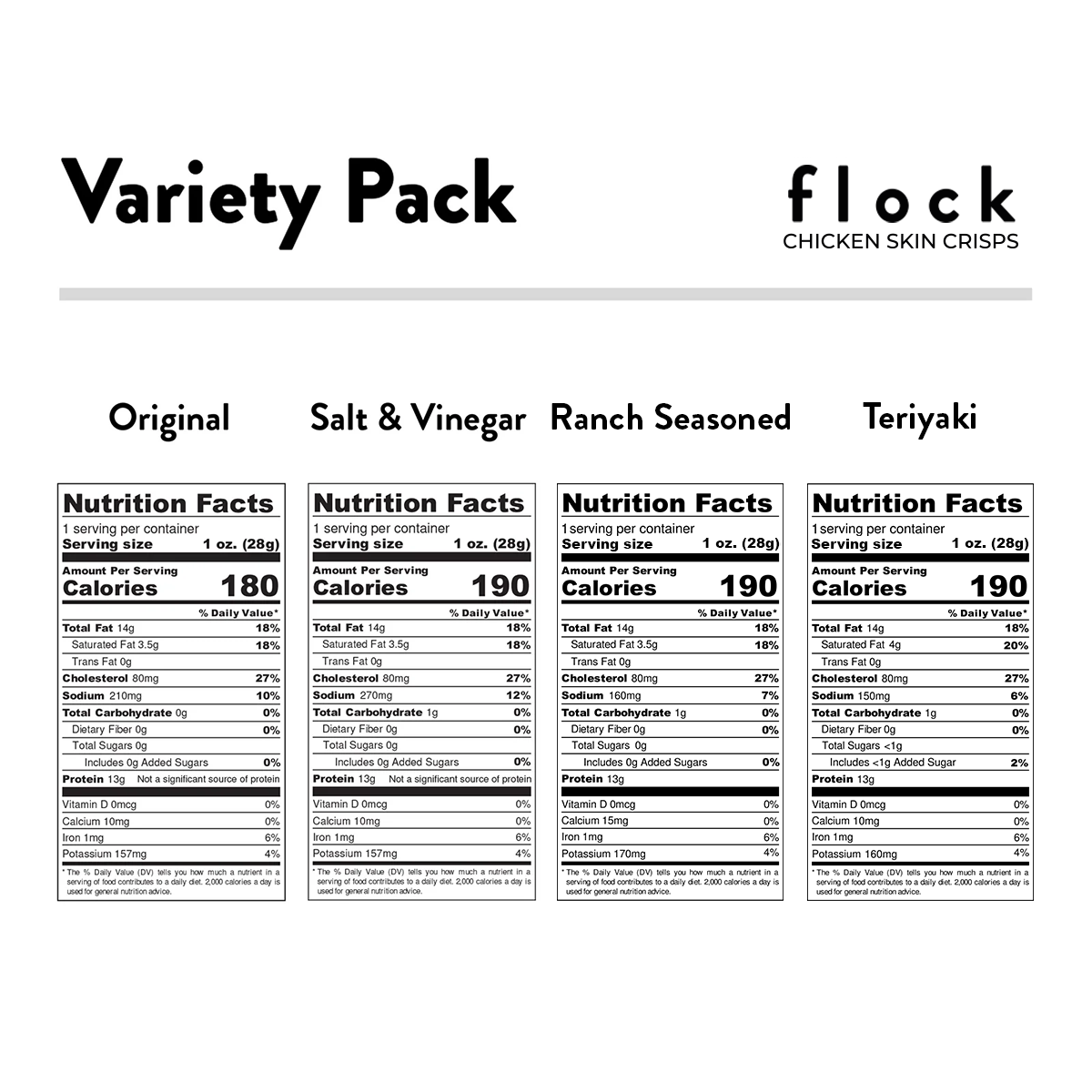 NEW Flock Variety Pack